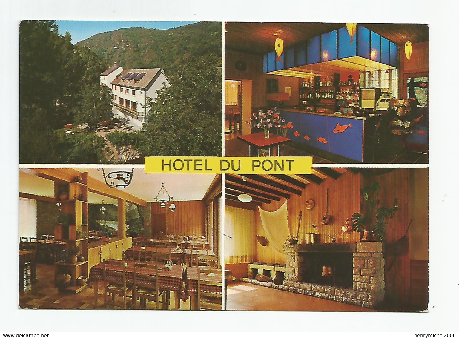 15 Cantal - St Projet De Cassaniouze Hotel Du Pont Vallée Du Lot - Other & Unclassified