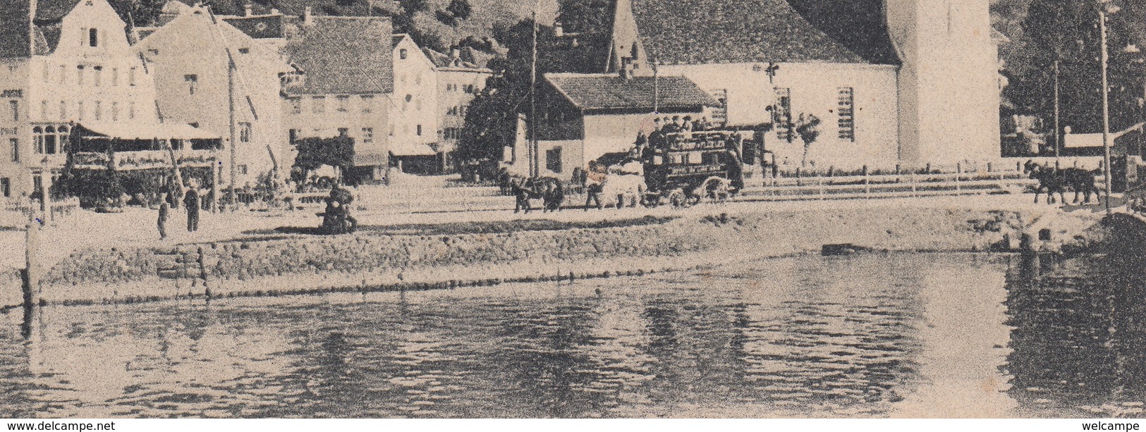 OUDE POSTKAART - ZWITSERLAND - SCHWEIZ -  SUISSE -  FLUELEN - 1900'S - KOETS - KUTSCHE - Flüelen