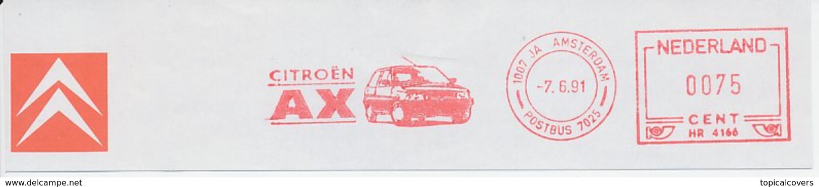 Meter Top Cut Netherlands 1991 Car - Citroen AX - Coches