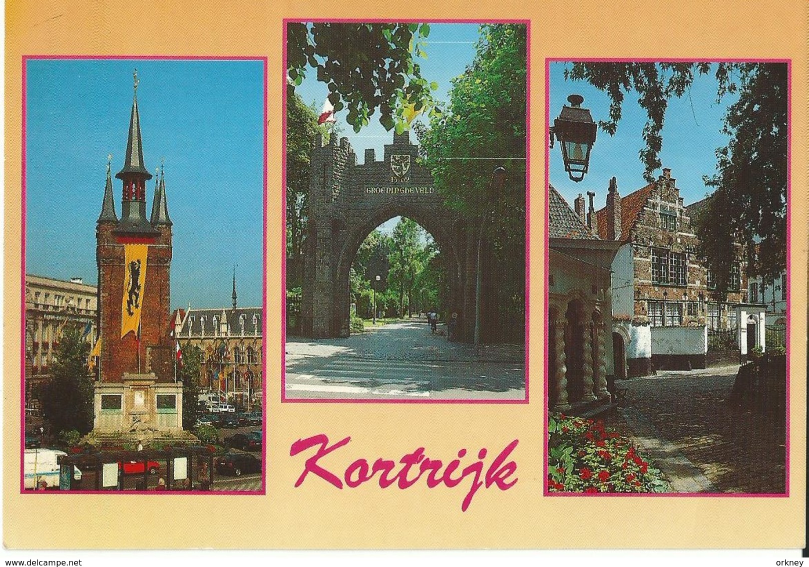 529/37  Kortrijk  Belfort, Groeningspoort En Begijnhof - Kortrijk