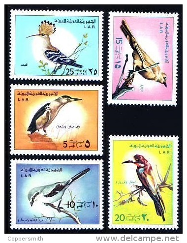 (09) Libya / Lybie / Libia  Birds / Oiseaux / Vögel / Vogels  ** / Mnh  Michel 520-24 - Libyen