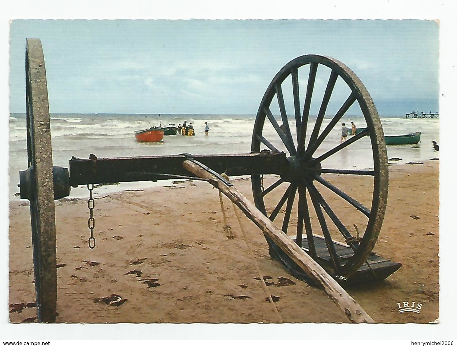 85 Vendée - St Jean De Monts Chariot Appelé Diable Pour Trainer Les Bateaux Sur Le Sable - Saint Jean De Monts