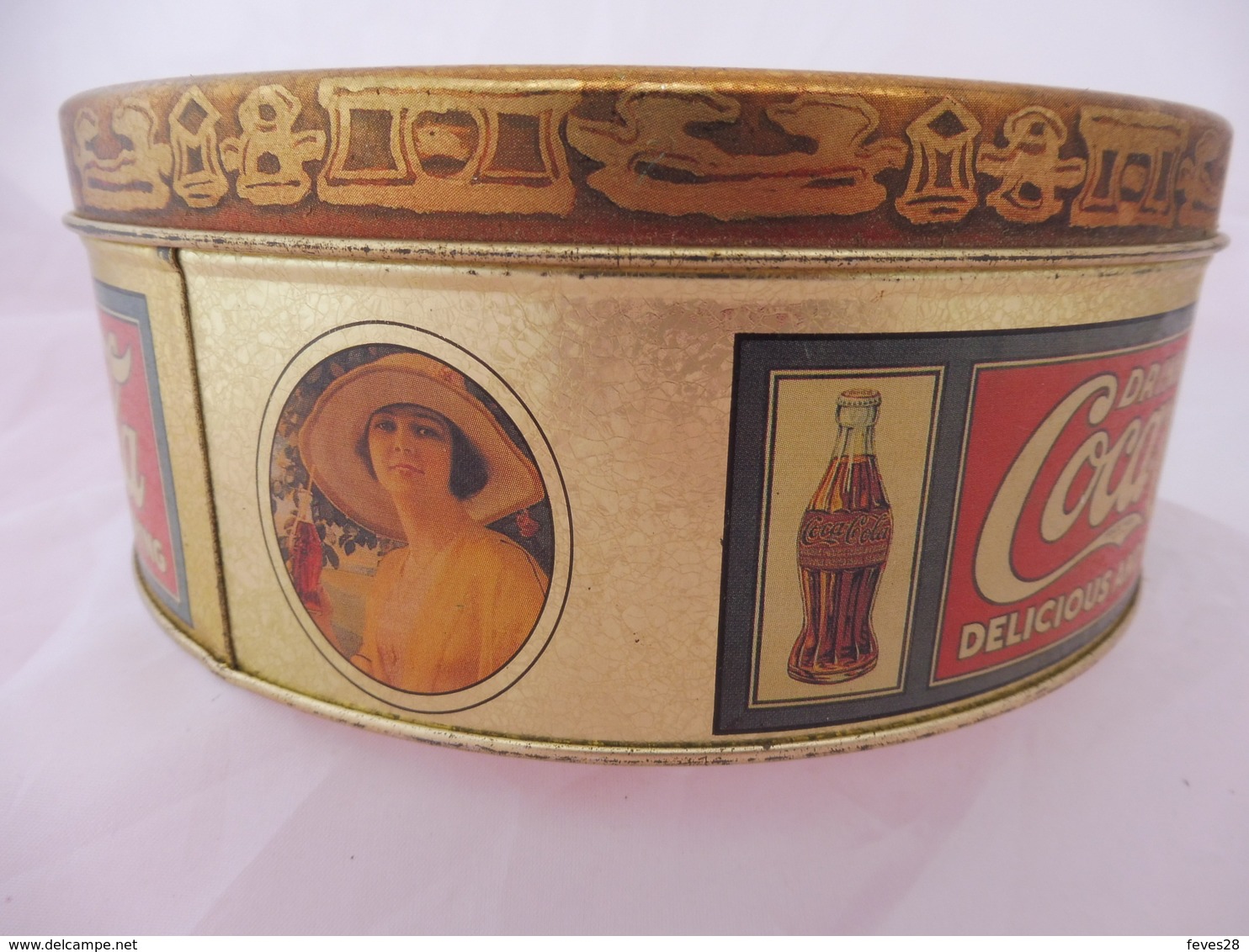 * COCA COLA BOITE RONDE 1989 - 7 Cm X 18 Cm Ø - Other & Unclassified