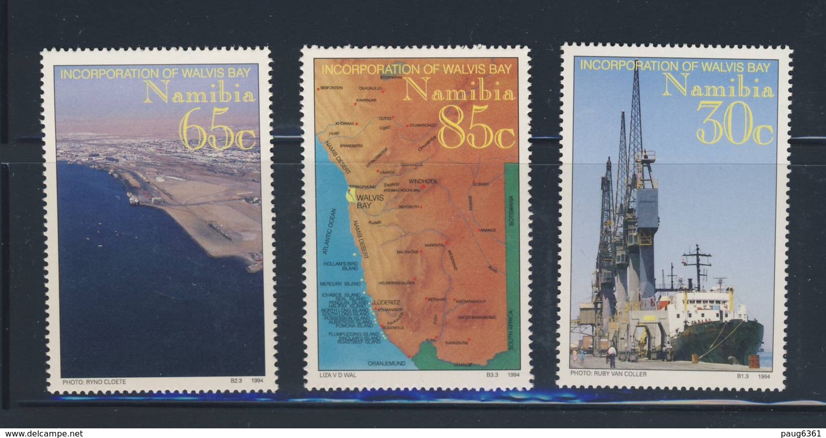 NAMIBIE 1994 CARTES-BATEAUX  YVERT N°   NEUF MNH** - Namibie (1990- ...)