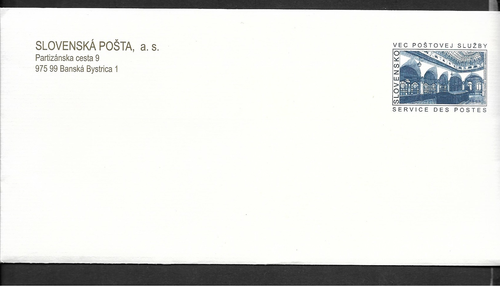 E768-SLOVAKIA 2016 -POSTAL STATIONERY-MINISTRY OF TRANSPORT POST AND TELECOMUNICATIONS OF THE SLOVAK REPUBLIC - Briefe