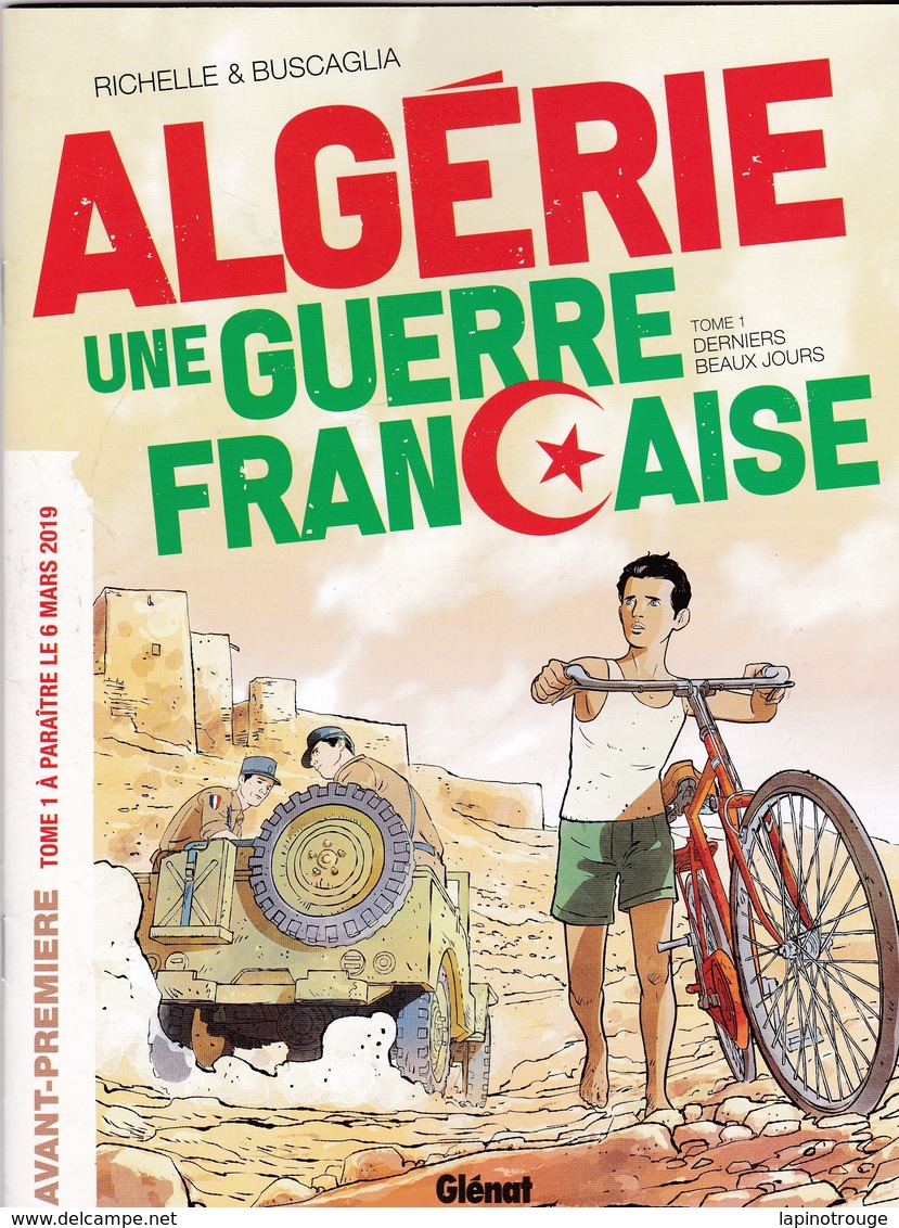 Dossier De Presse RICHELLE BUSCAGLIA Algérie Une Guerre Française Glénat 2019 - Dossiers De Presse