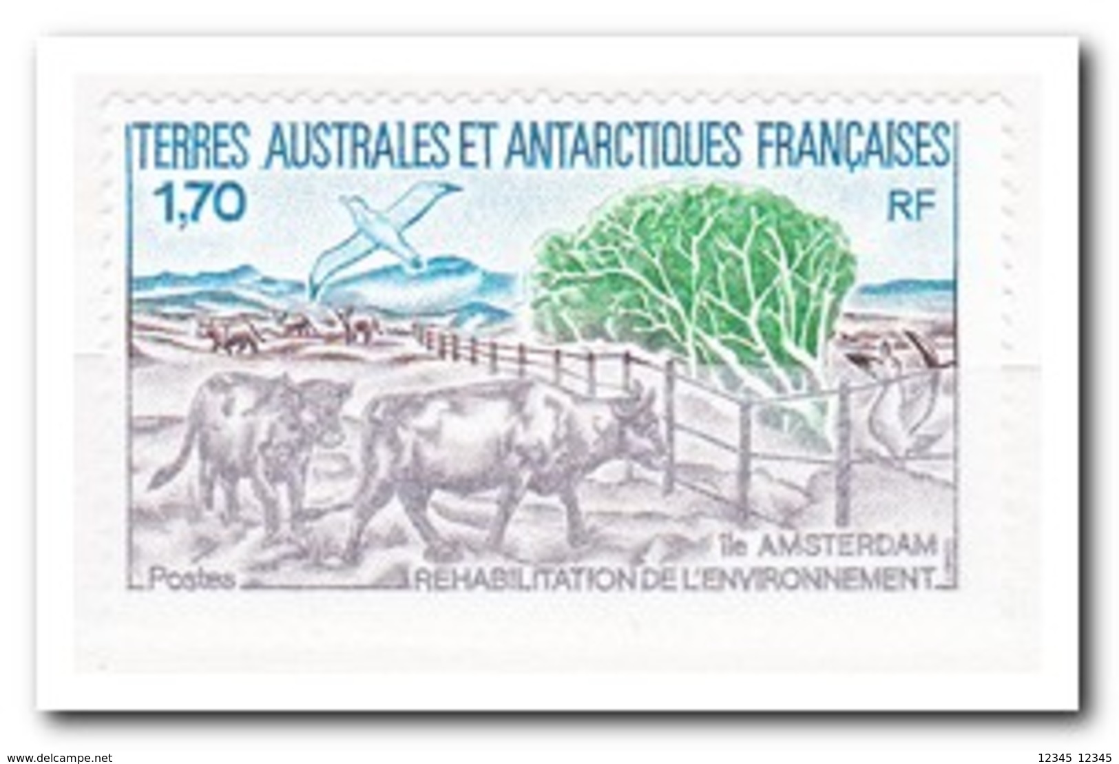 Frans Antarctica 1990, Postfris MNH, Environmental Protection Measures On The Island Amsterdam - Ongebruikt