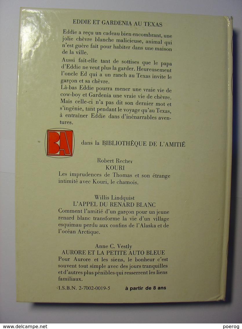 EDDIE ET GARDENIA AU TEXAS - C. HAYWOOD - BIBLIOTHEQUE DE L'AMITIE - 1976 - Bibliotheque De L'Amitie