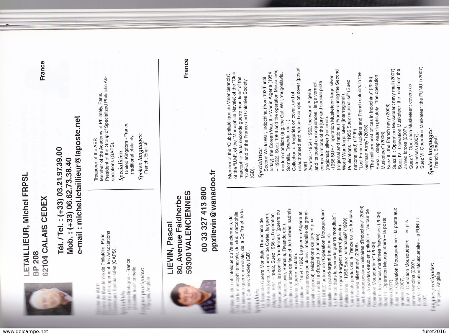 ACADEMIE EUROPEENNE DE PHILATELIE  ANNUAIRE  2008  Bilingue Français Anglais 156 Pages - Autres & Non Classés