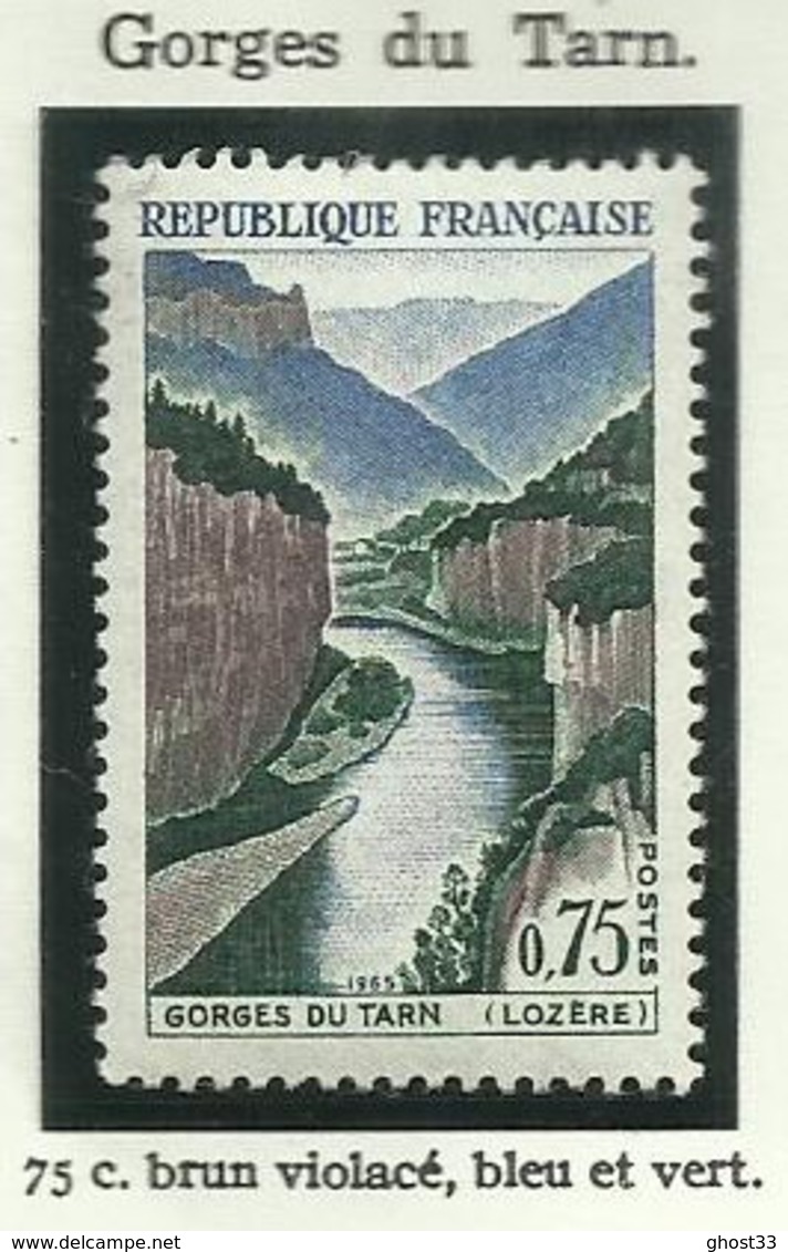 FRANCE - 1965 - GORGES DU TARN - YT N° 1438 - TIMBRE NEUF** - Neufs