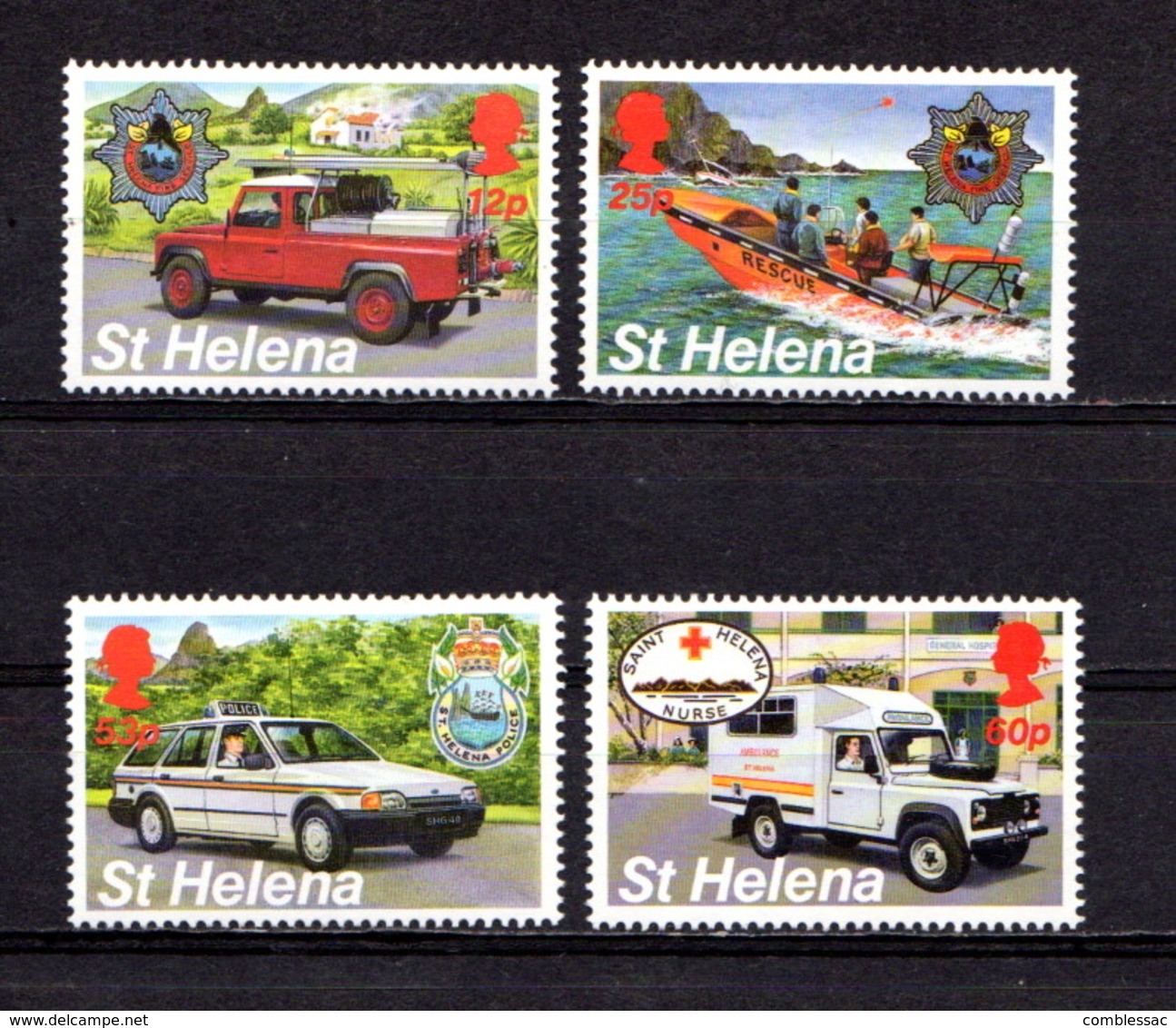 SAINT  HELENA    1995    Emergency  Services    Set  Of  4    MNH - Saint Helena Island