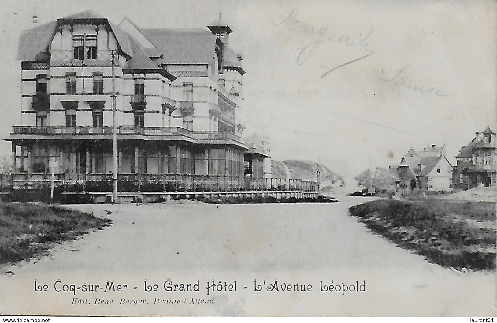 DE HAAN.  LE GRAND HOTEL.  L'AVENUE LEOPOLD. - De Haan