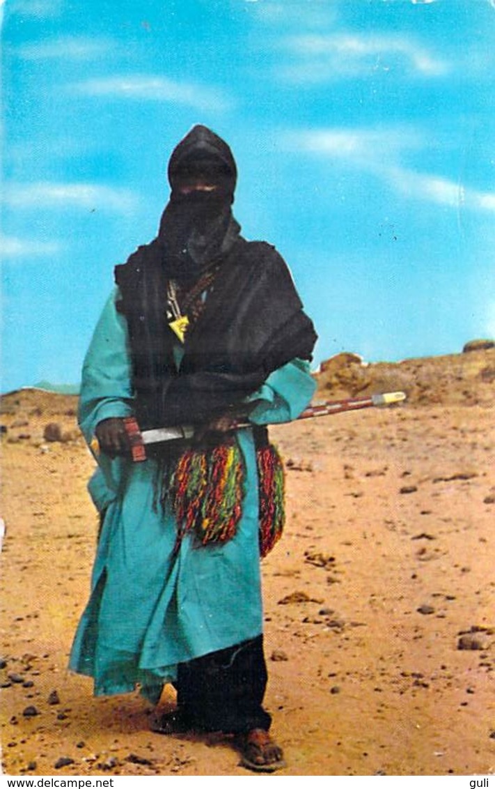 Afrique-Algérie- HOGGAR  Type Targui ( Touareg "Homme En Bleu") *PRIX FIXE - Autres & Non Classés