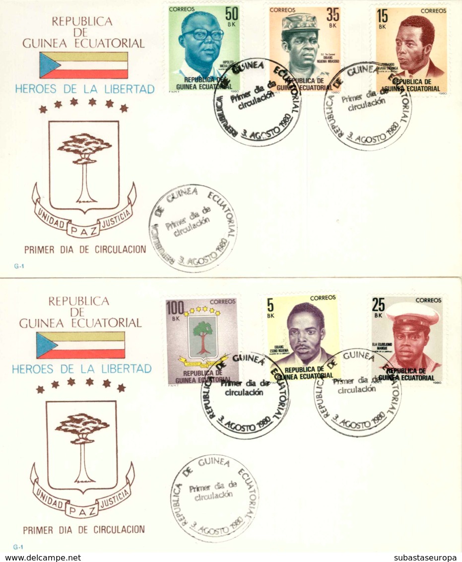 GUINEA ECUATORIAL. Sobre 1er. Día. Año 1980. - Guinée Equatoriale