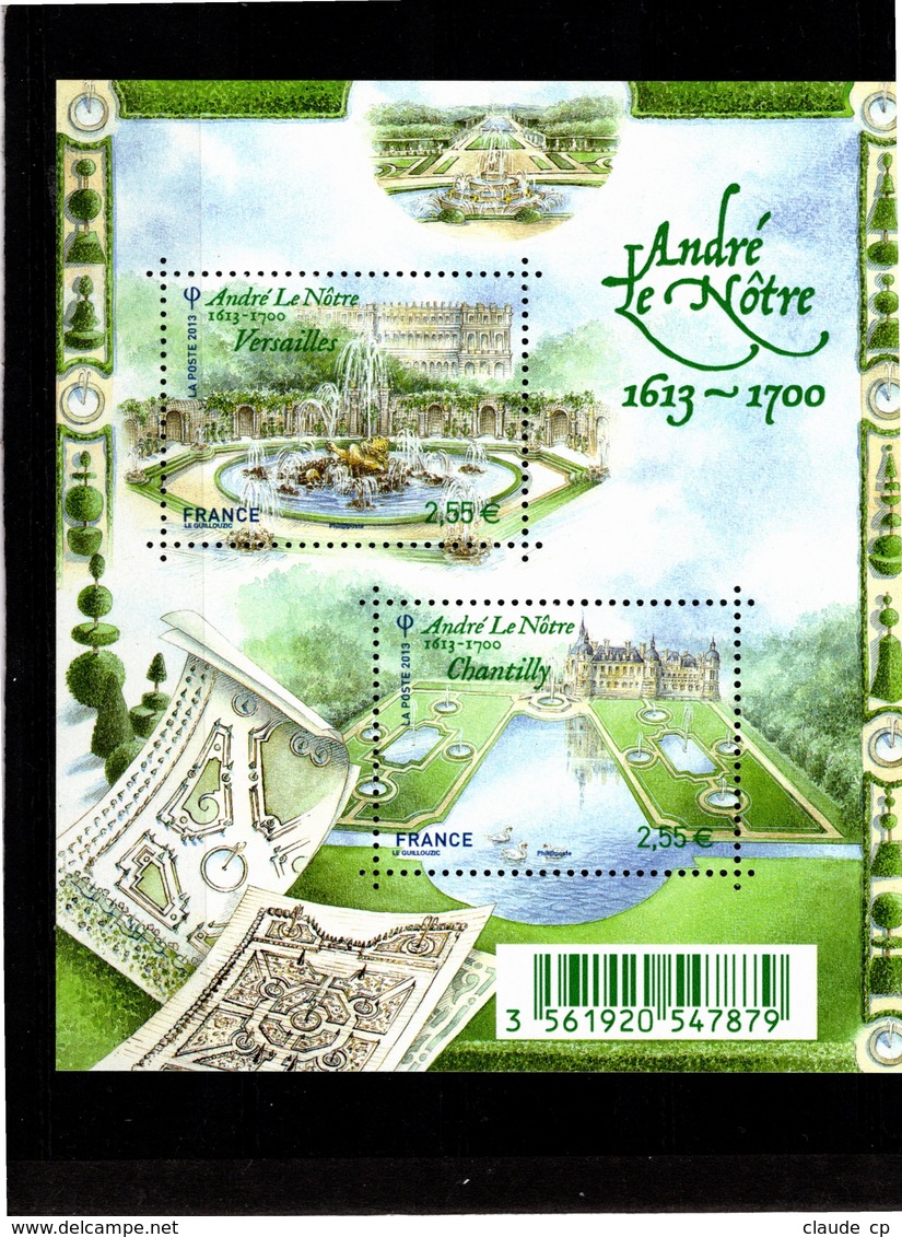 Blocs & Feuillets N° F4751 **--Jardins De France--2013-- Timbres N° 4751 & 4752 - Neufs