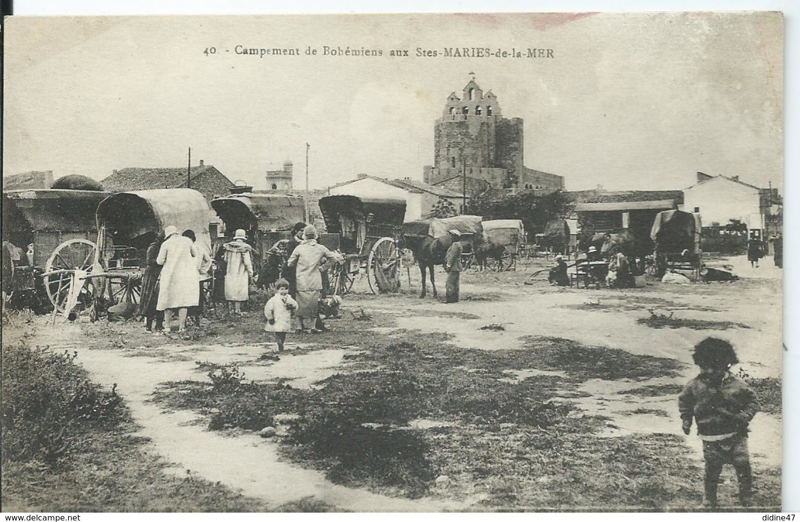 SAINTES MARIE DE LA MER - Campement De Bohémiens - Saintes Maries De La Mer