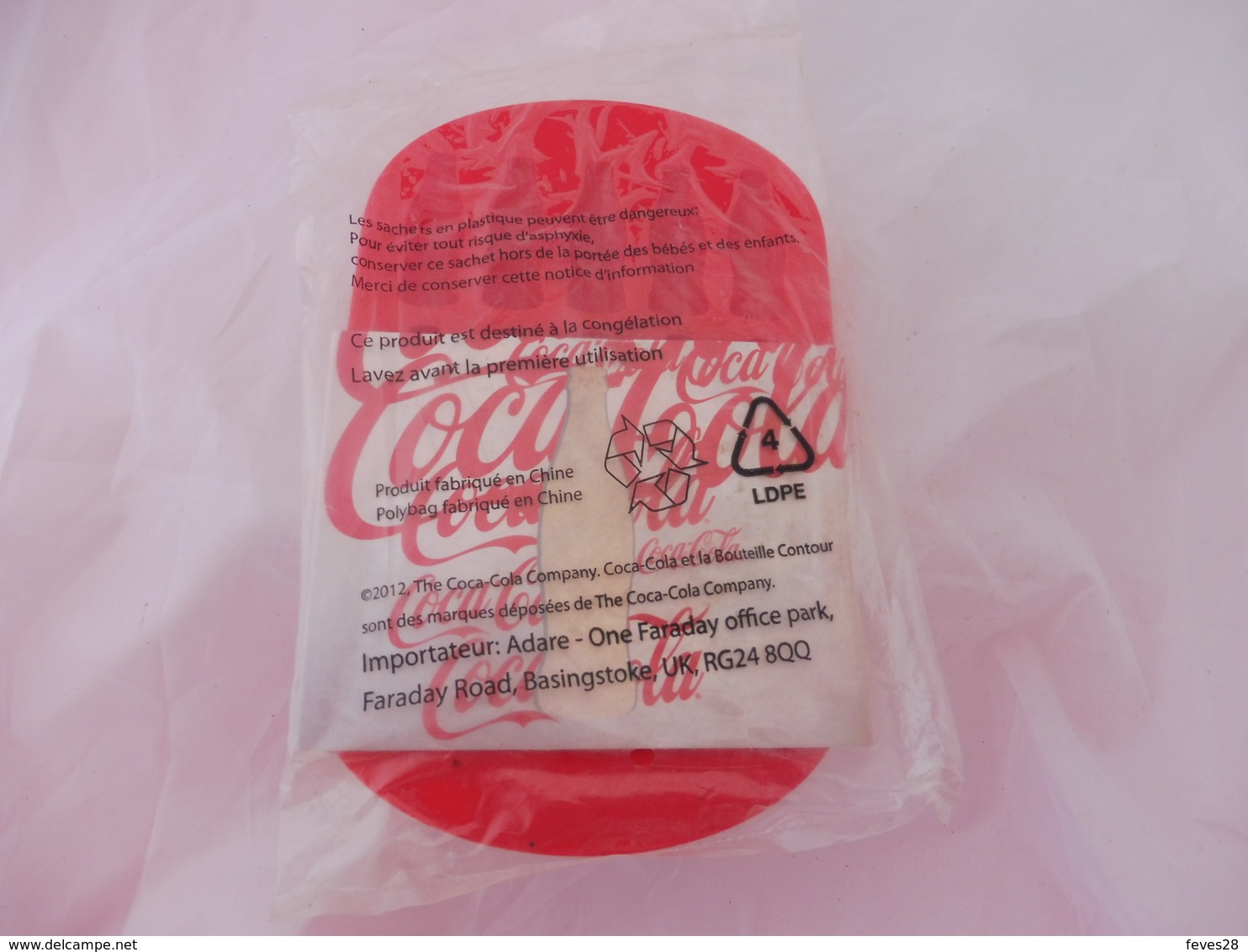 * COCA COLA BAC A GLACONS EN FORME DE BOUTEILLE NEUF SOUS BLISTER 20 Cm X 13 Cm - Artículos De Limpieza