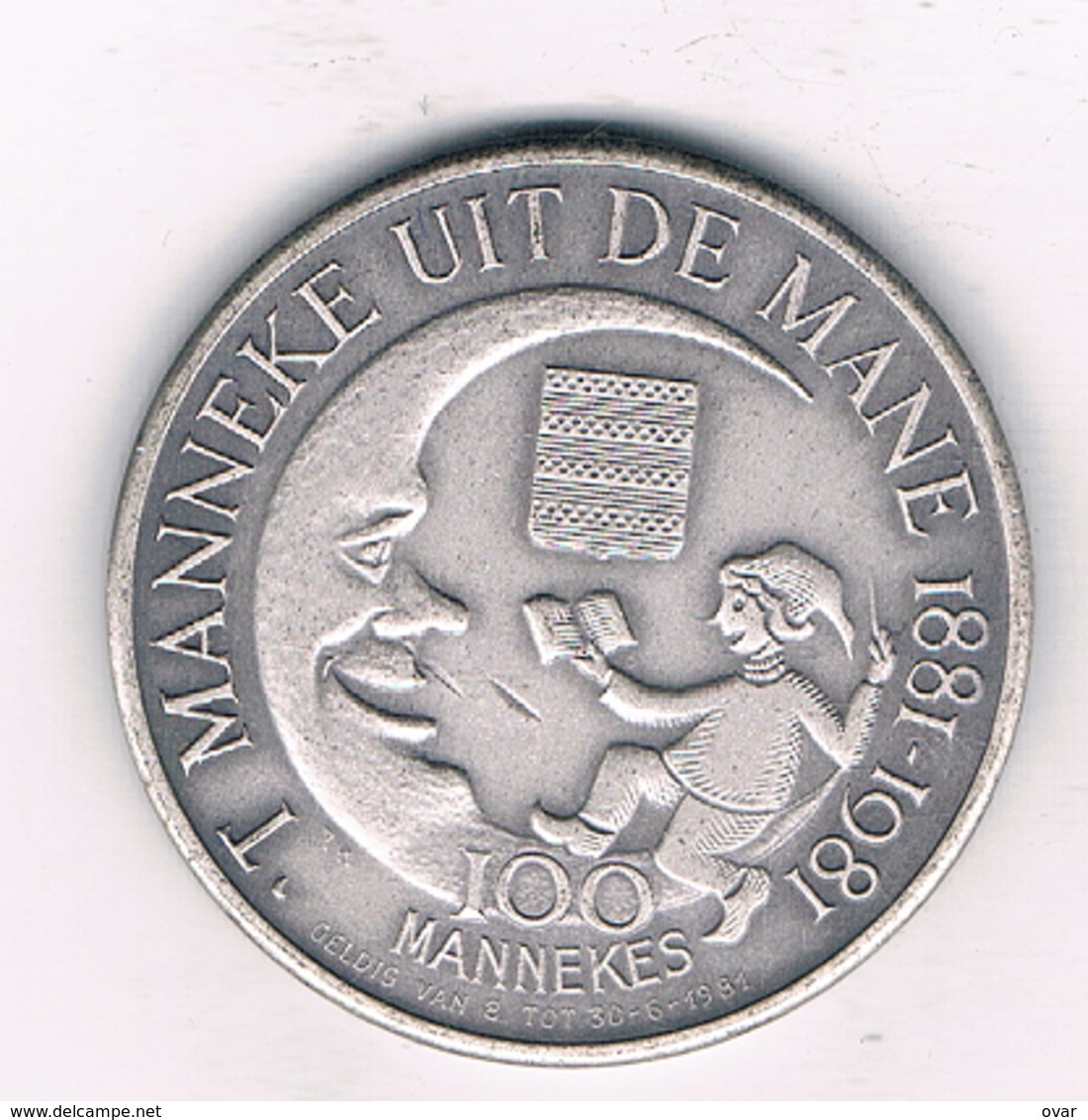 100 MANNEKE   1981 DIKSMUIDE BELGIE /3394/ - Autres & Non Classés