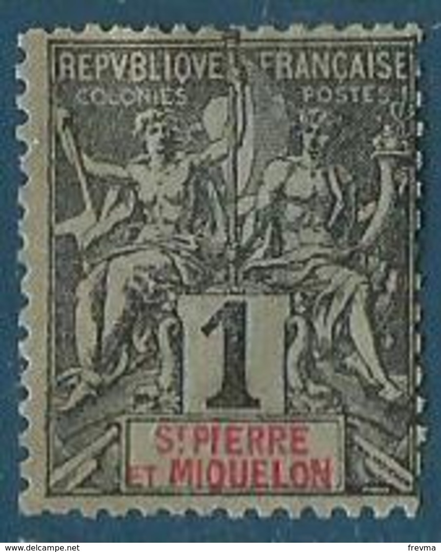 Saint Pierre Et Miquelon 1892 Yvert N° 89 - Usados