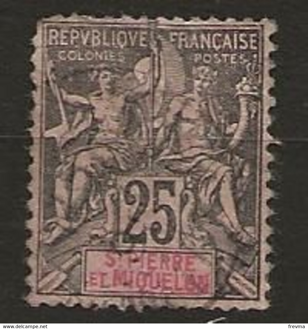 Saint Pierre Et Miquelon 1892 Yvert N° 66 - Used Stamps