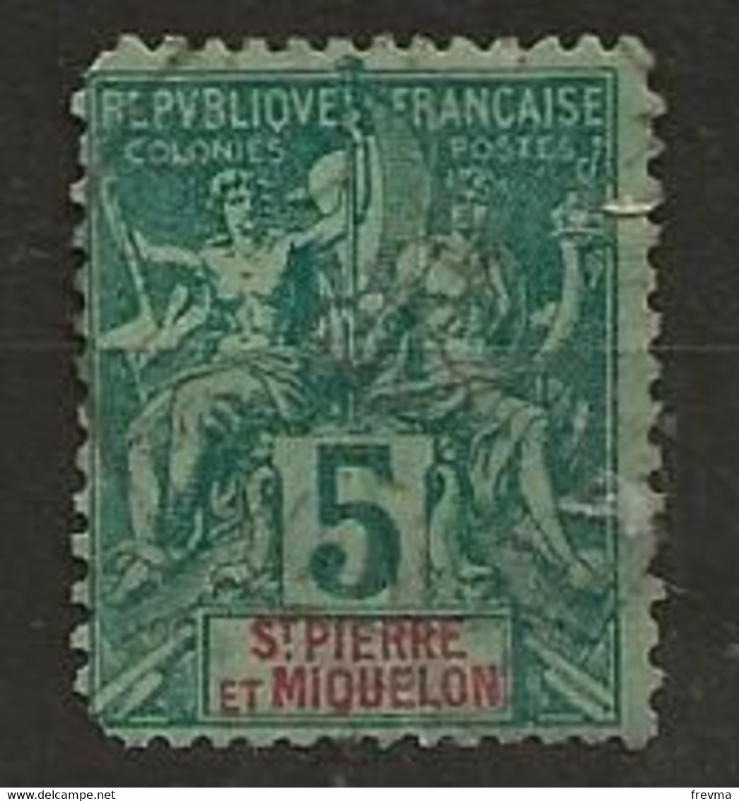 Saint Pierre Et Miquelon 1891 Yvert N° 62 - Used Stamps