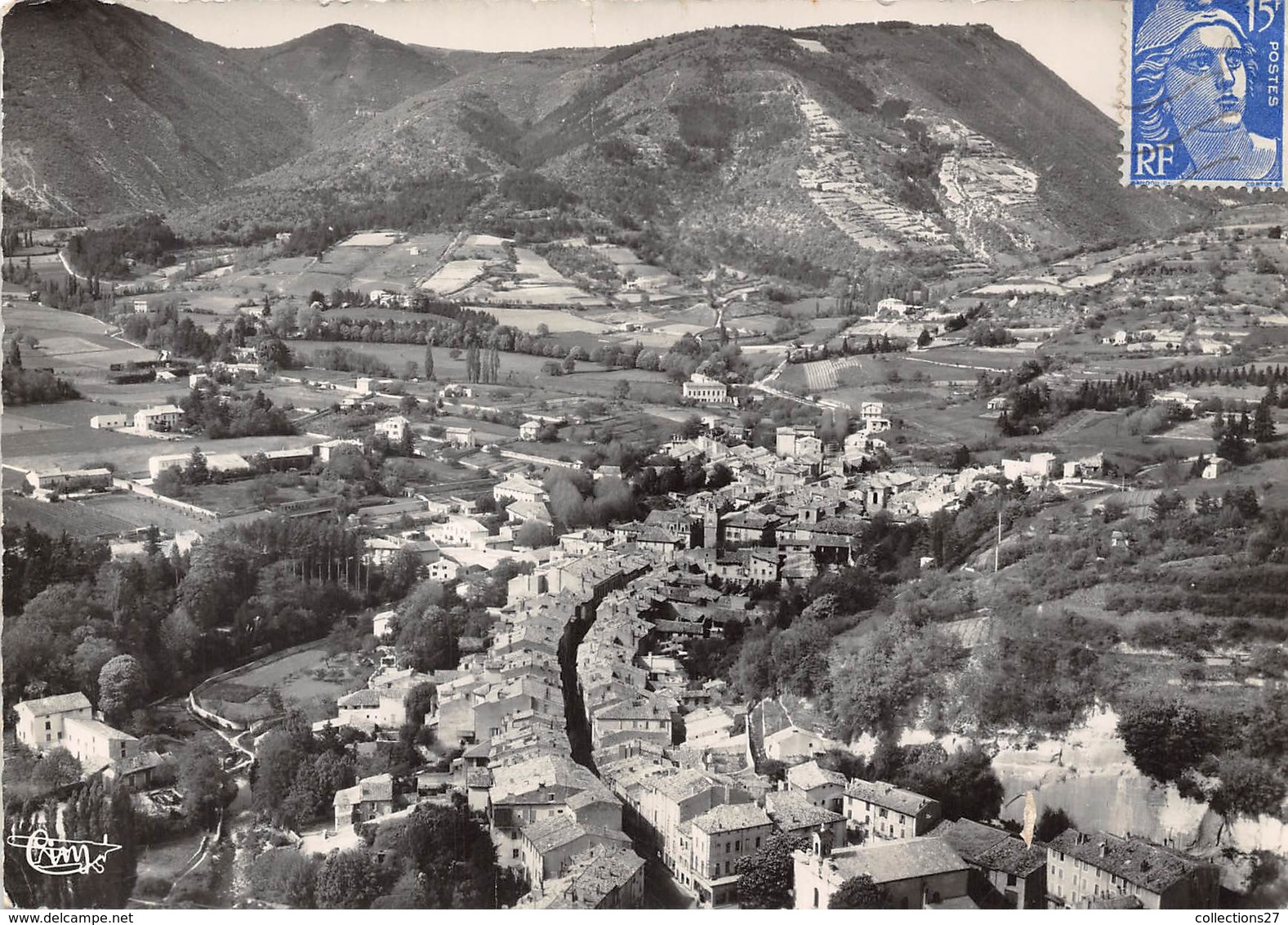 26-DIEULEFIT-  VUE GENERALE AERIENNE - Dieulefit