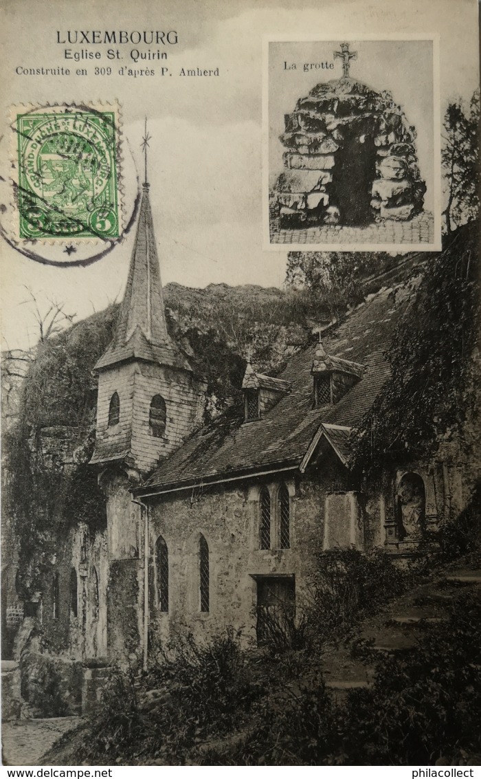Luxembourg // Eglise St Quirin - Grotte 1913 - Andere & Zonder Classificatie