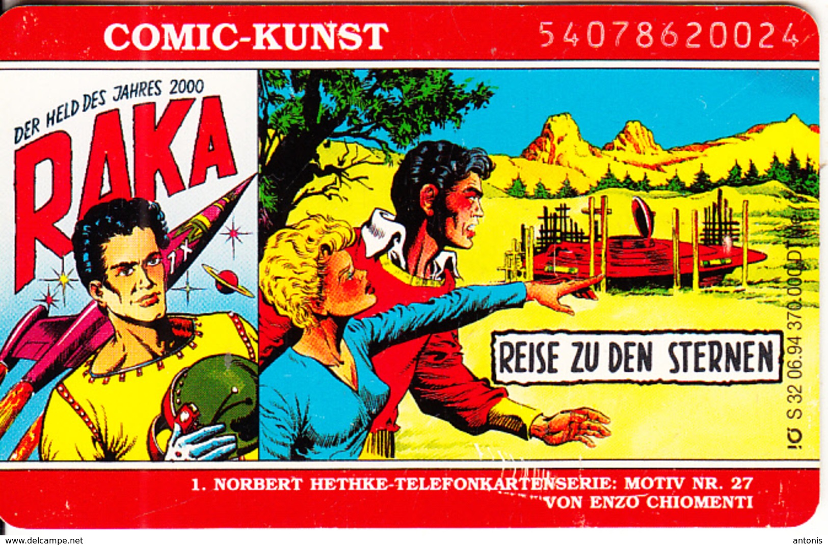 GERMANY(chip) - Comic-Kunst/Raka, Norbert Hethke 27(S 32), 06/94, Used - Comics