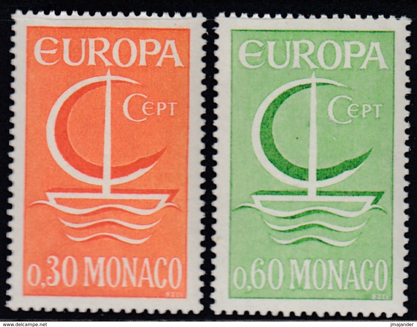 Monaco 1966 - Europa CEPT - Mi 835-836 ** MNH - 1966