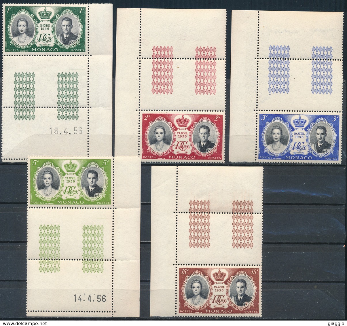 °°° MONACO - Y&T N°473/77 - 1956 MNH °°° - Nuovi