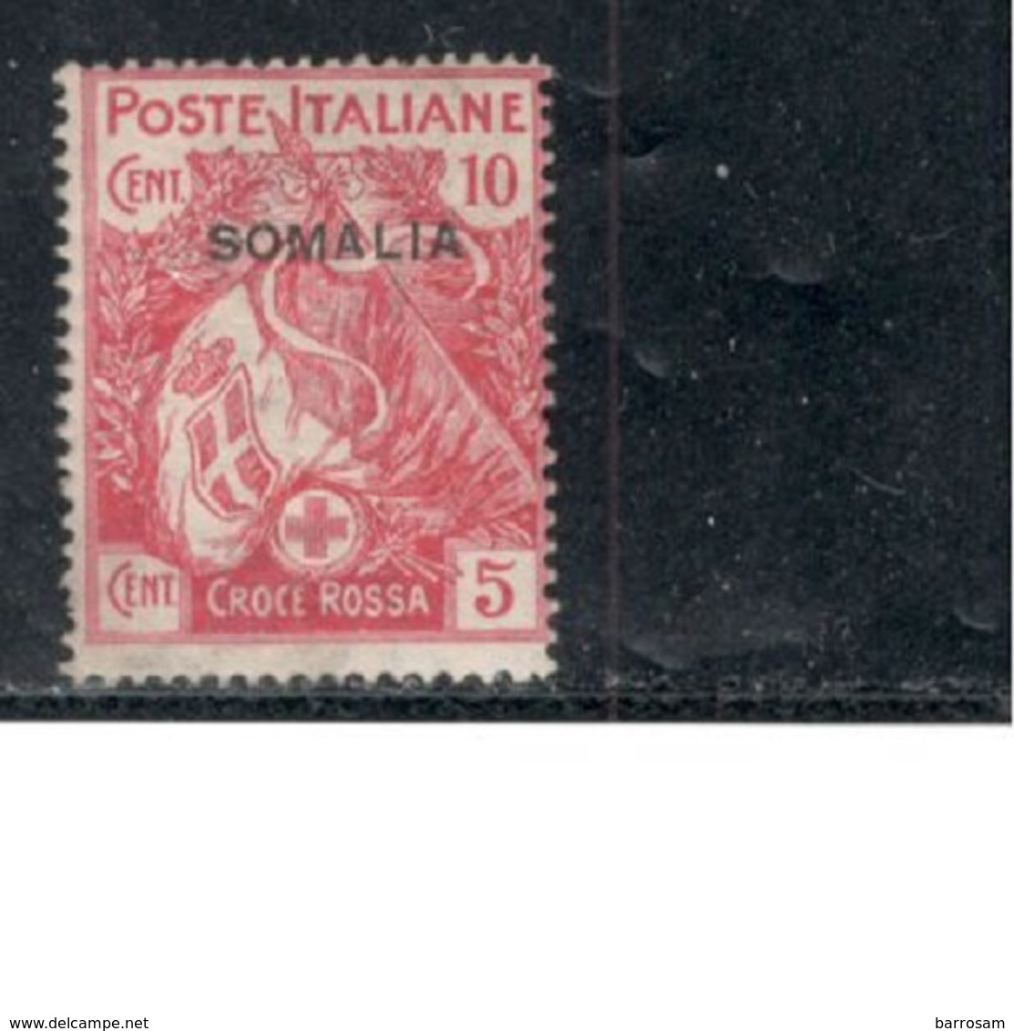 ITALIAN SOMALIA1916:Michel20mh* (Scott B1) Cat.Value$22 - Somalië