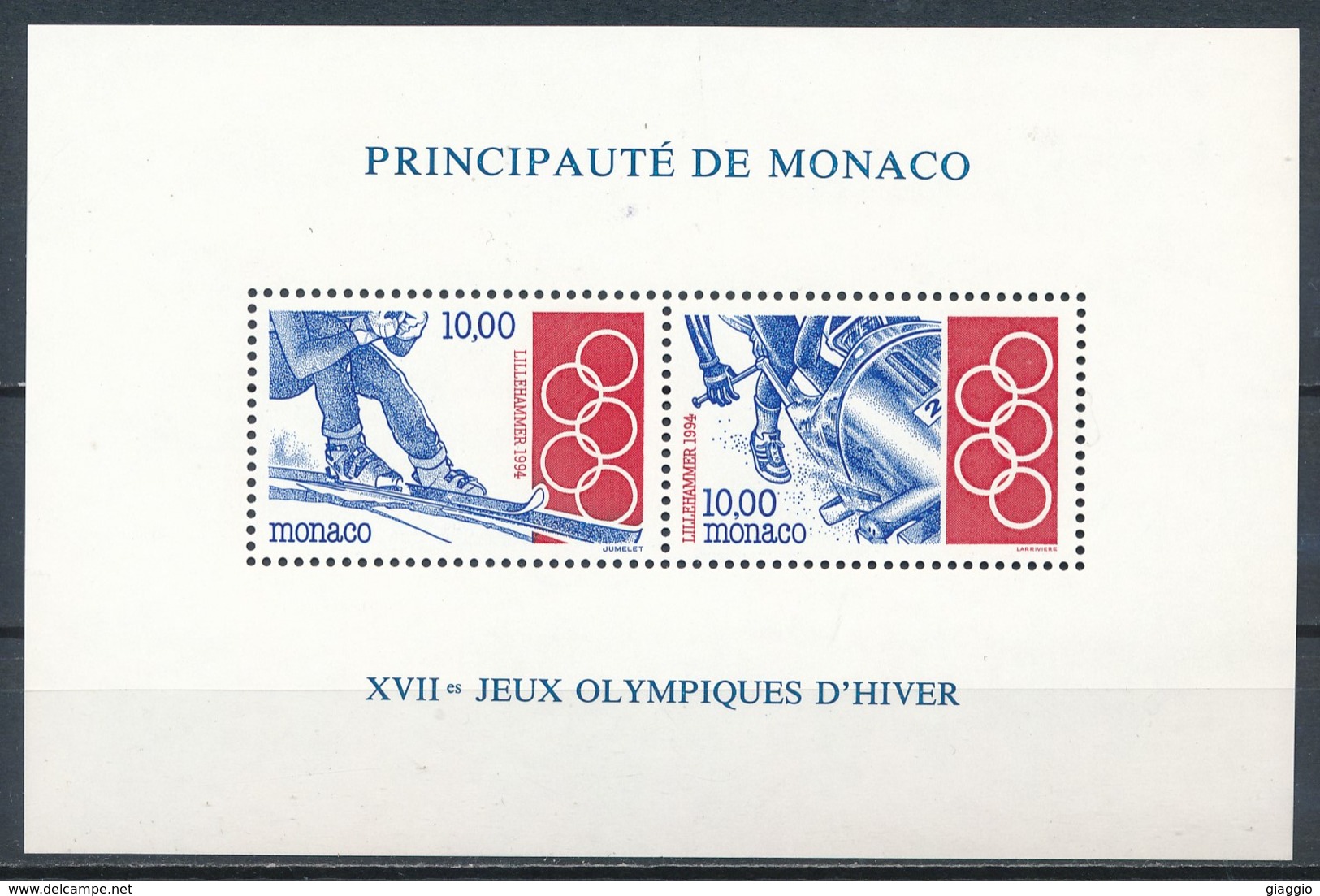 °°° MONACO - Y&T N°63 BF - 1994 MNH °°° - Nuovi