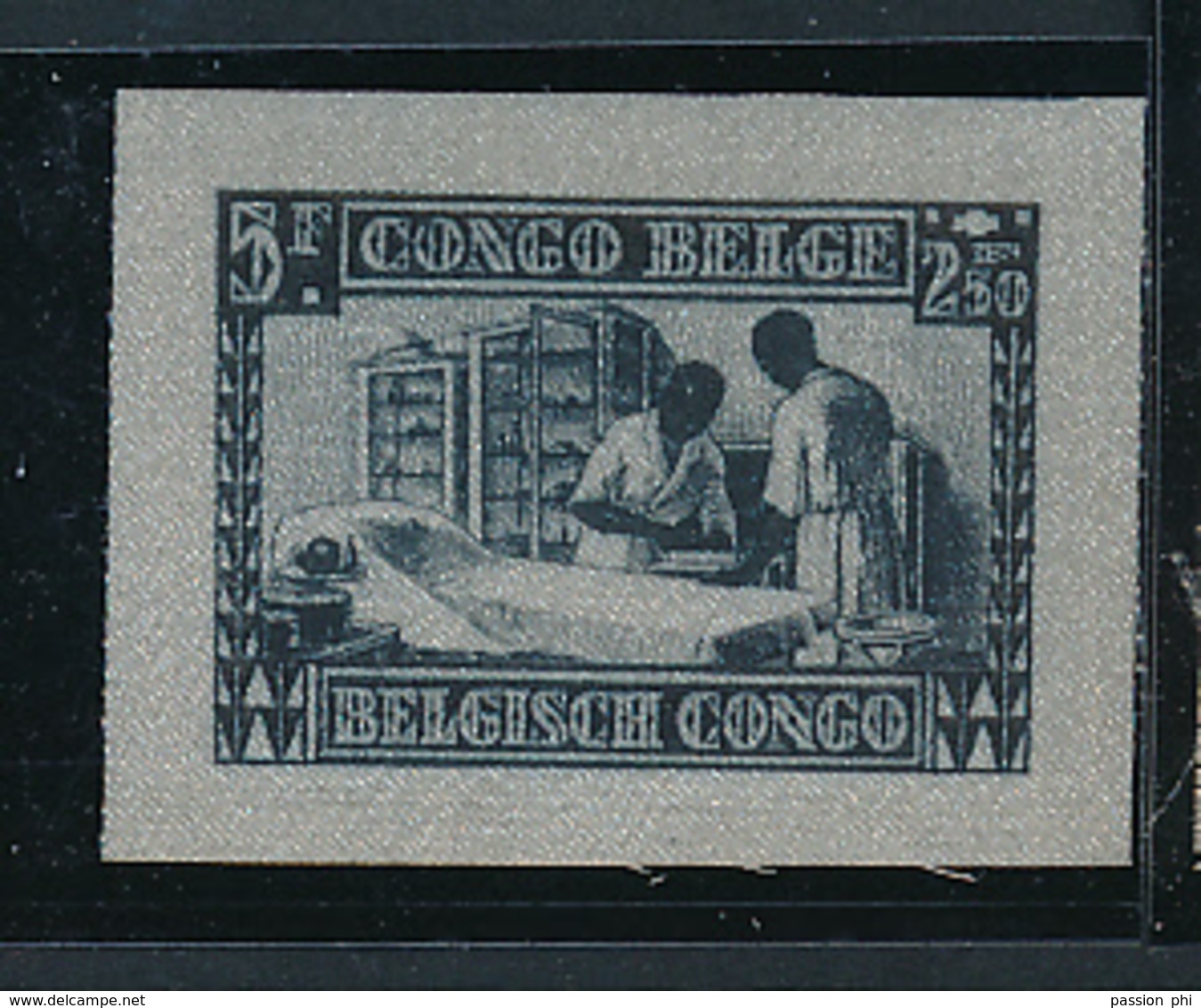 BELGIAN CONGO MISSIONARIES 1930 ISSUE SILK PROOF - Neufs