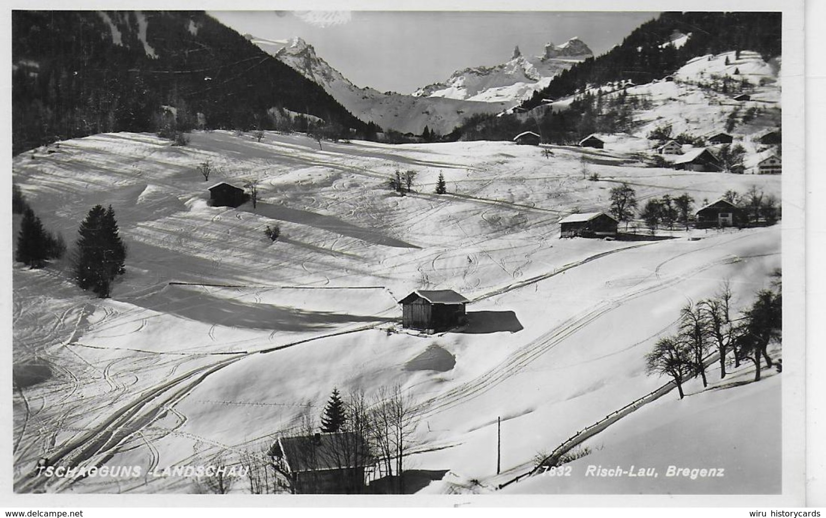 AK 0216  Tschagguns-Landschau - Verlag Risch Lau Um 1940-50 - Schruns