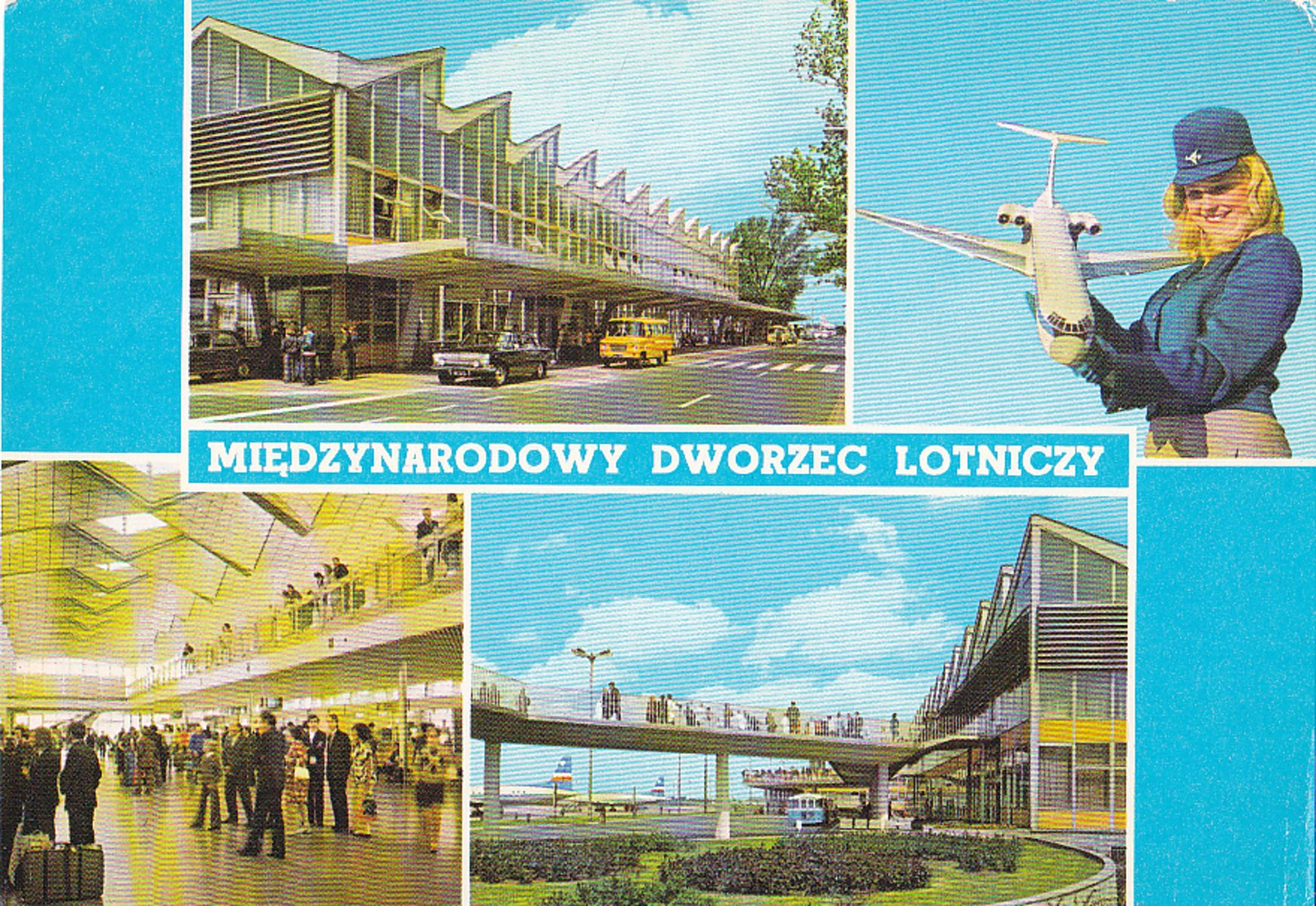 WARSZAWA  International Airport  - Hotesse De L'air - - Pologne