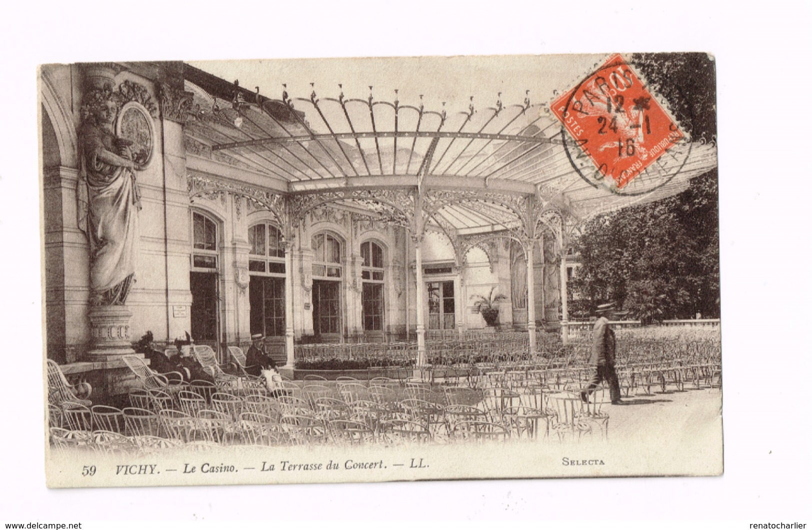 Le Casino.Expédié à Daguenière (Maine-et-LOire) - Vichy