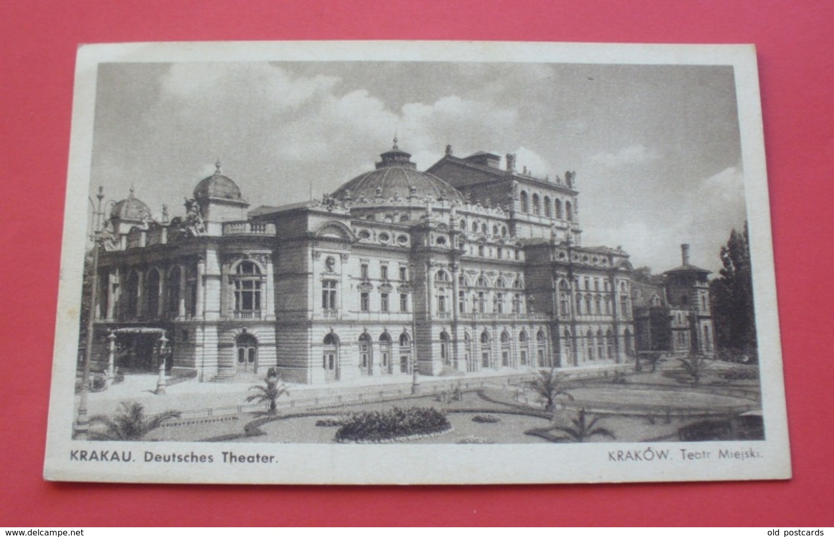Krakow - Ca. 1940 - Poland --- Deutsches Theater, Teatr , Cracow Cracovie Cracovia Krakau Pologne Polonia Polen --- 832 - Pologne