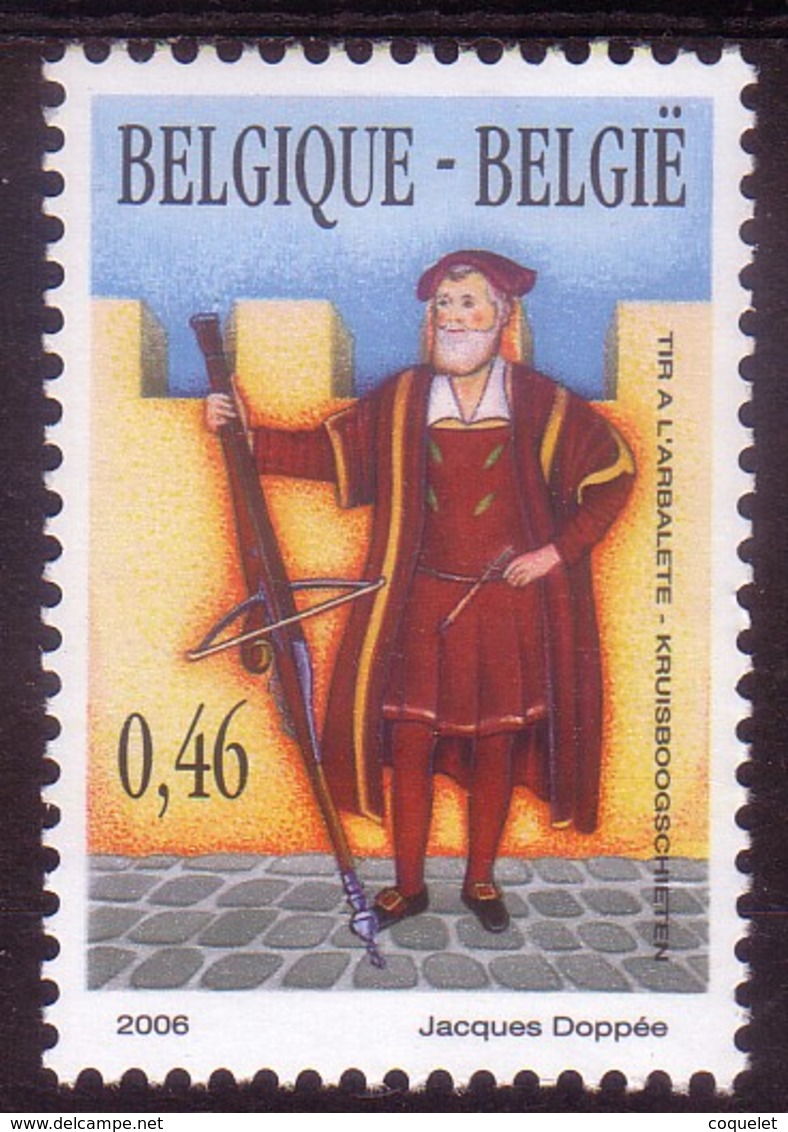 BE 2006 - N° 3496 XX Les ARBALETRIERS  625 Ans Du"Grand Serment Royal  Et De Saint-Georges Des Arbalétriers De Bruxelles - Unused Stamps