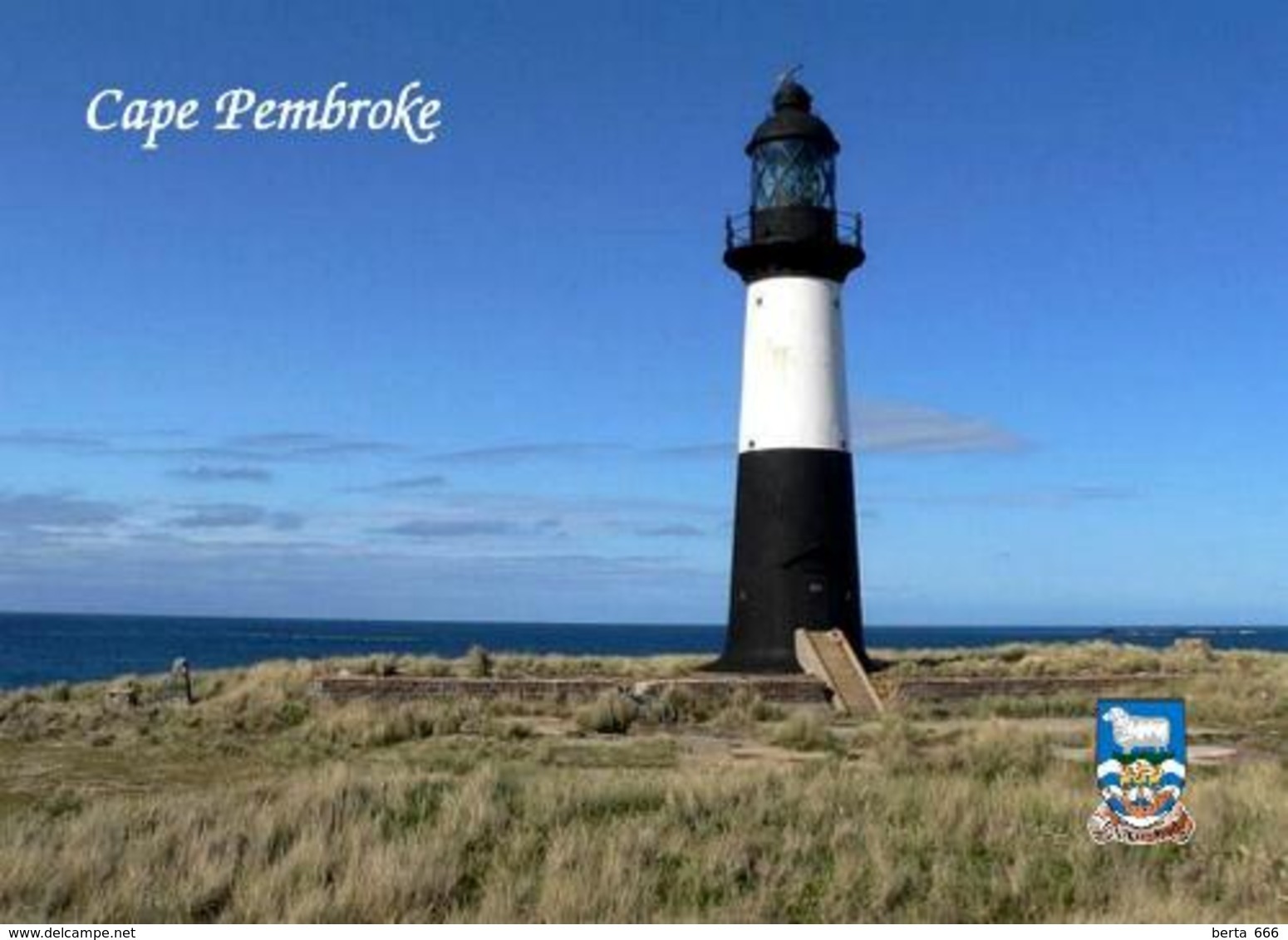 Falkland Islands Cape Pembroke Lighthouse New Postcard Falklandinseln Malwinen AK - Falkland