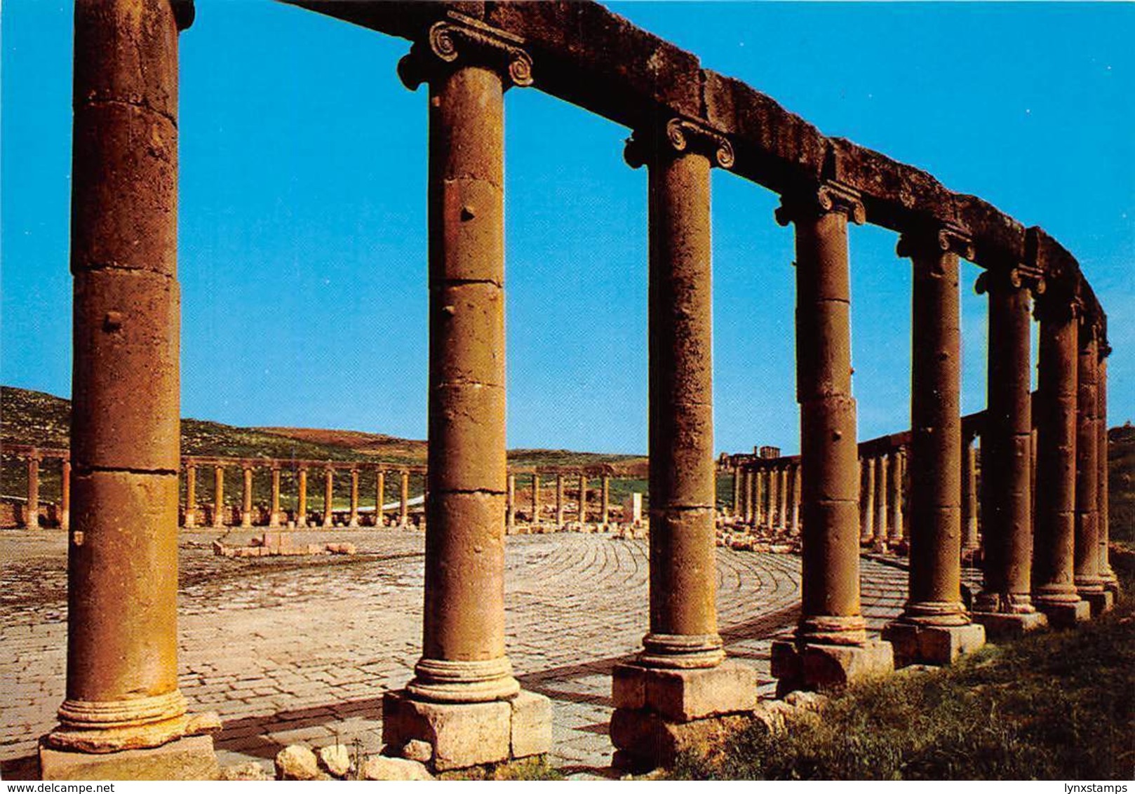 Jordan Jerash The Forum Ruins Foro - Jordan