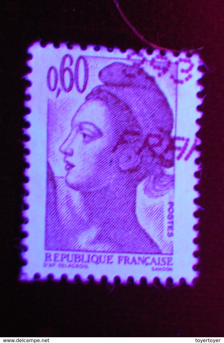 Fg178  Liberté De Gandon N°2239a Sans Phosphore Obl. - 1982-1990 Liberté (Gandon)