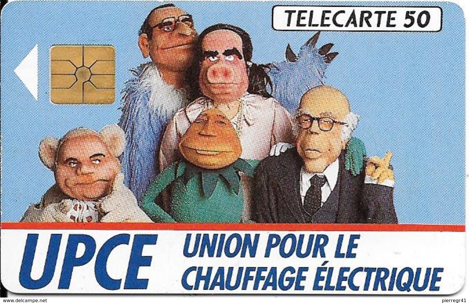 CARTE-PUCE-PRIVEE-D-1990-D413-UPCE-BEBETE SHOW-UTILISE/ R°Glacé-TBE- - Ad Uso Privato