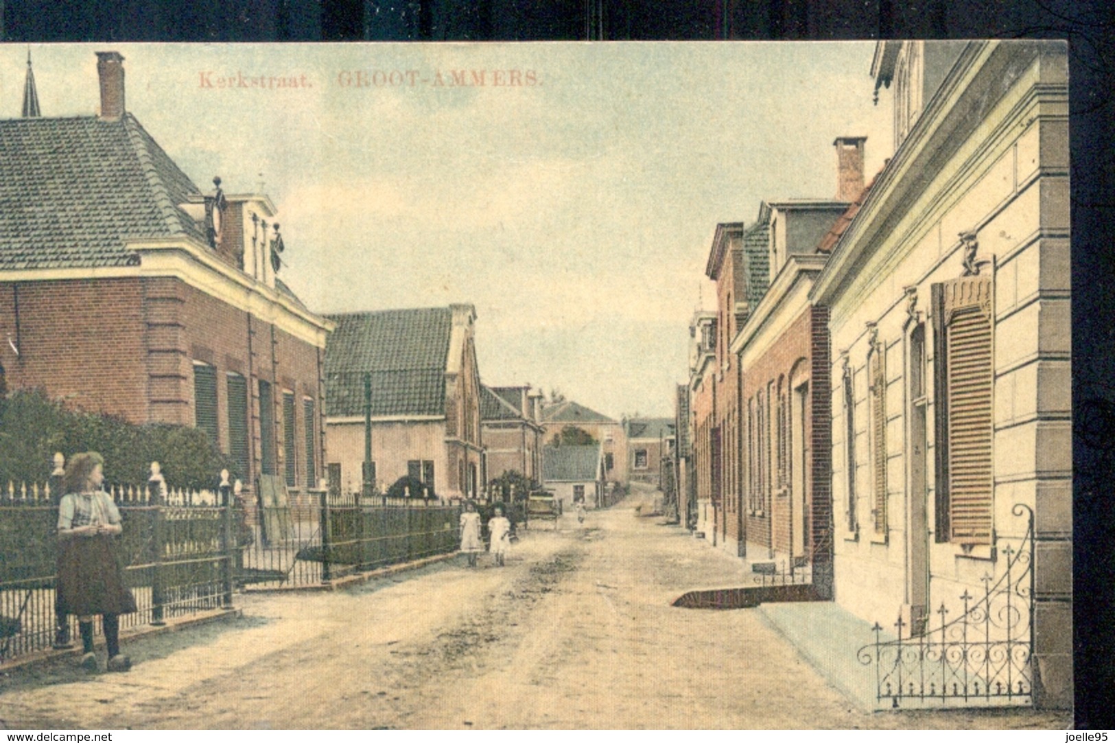 Groot-Ammers - Kerkstraat - 1909 - Schoonhoven - Andere & Zonder Classificatie