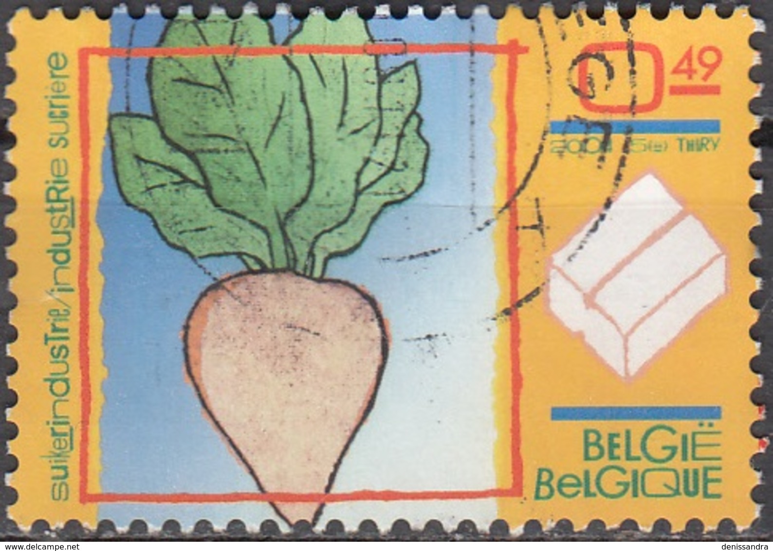 Belgique 2004 COB 3246 O Cote (2016) 0.40 Euro Betterave Sucrière Cachet Rond - Used Stamps