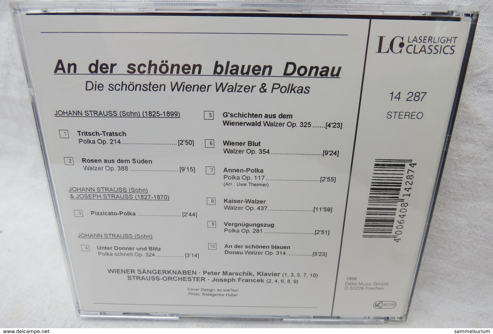 CD "Wiener Sängerknaben / Strauss-Orchester" An Der Schönen Blauen Donau, Die Schönsten Wiener Walzer & Polkas - Altri - Musica Tedesca