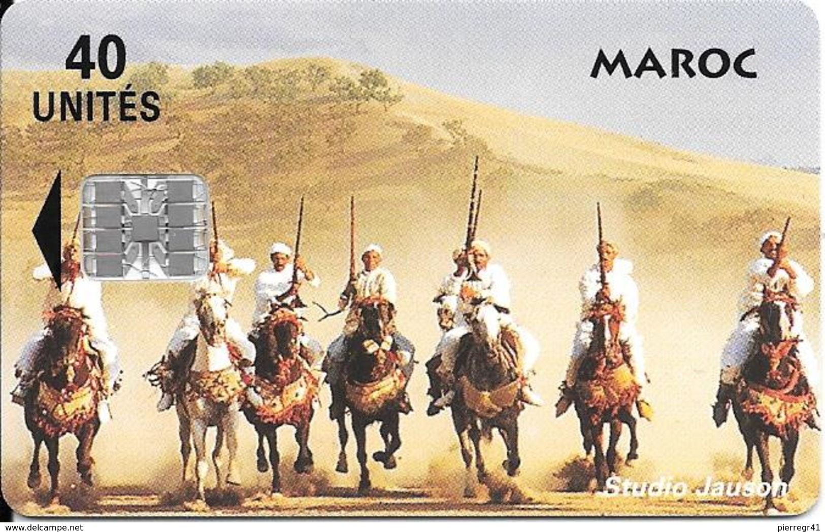 CARTE+PUCE-MAROC-40U-SC7-FANTASIA-V° CITE Touristique-AGADIR-UTIL-TBE - Marokko