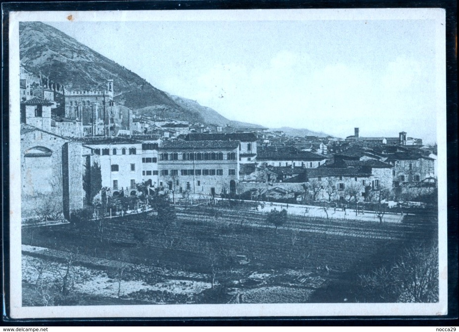 GUBBIO - PERUGIA - 1935 - PANORAMA - ISTITUTO SAN DOMENICO - Perugia