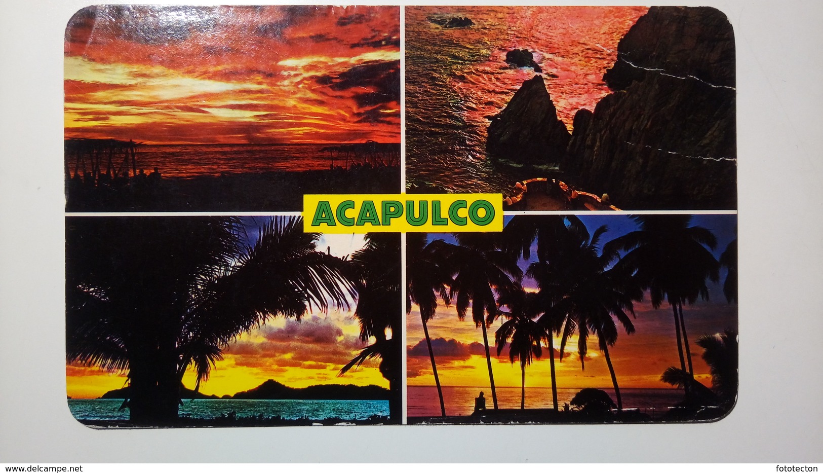 México - Acapulco, Atardeceres - 1973 - Mexico