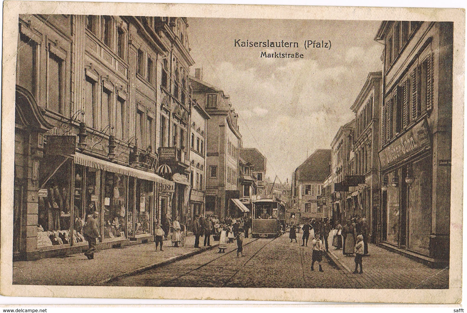 AK Kaiserslautern, Marktstraße 1918 - Kaiserslautern