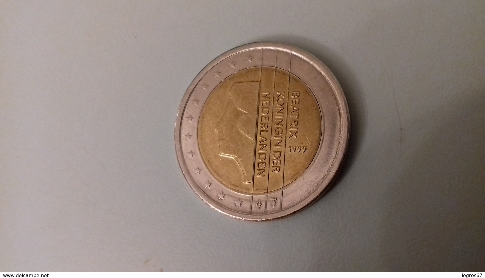 PIECE DE 2 EURO PAYS BAS 1999 - TYPE B - Netherlands